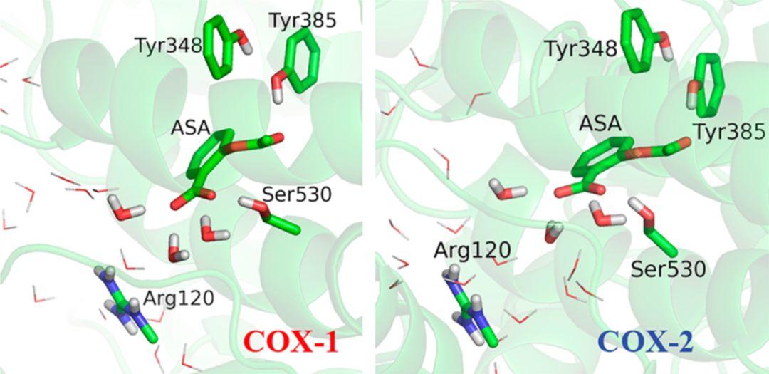 量子药物化学案例2-量子化学计算揭示传统药物阿司匹林共价结合靶点机制