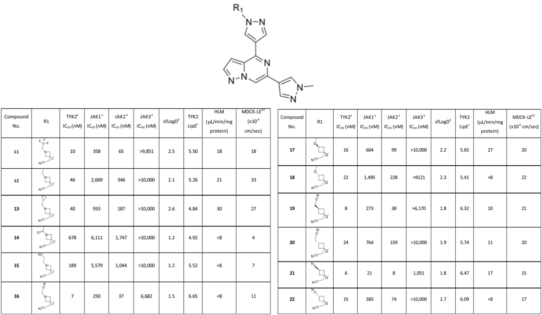 JMC | 计算辅助的辉瑞临床2期TYK2抑制剂的研发过程