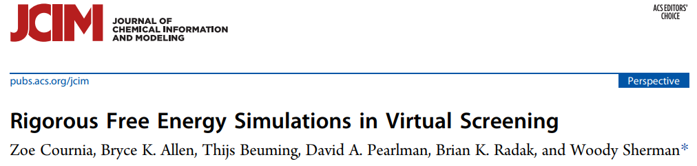 JCIM | 算力大增的时代考虑绝对自由能计算提高虚拟筛选准确率