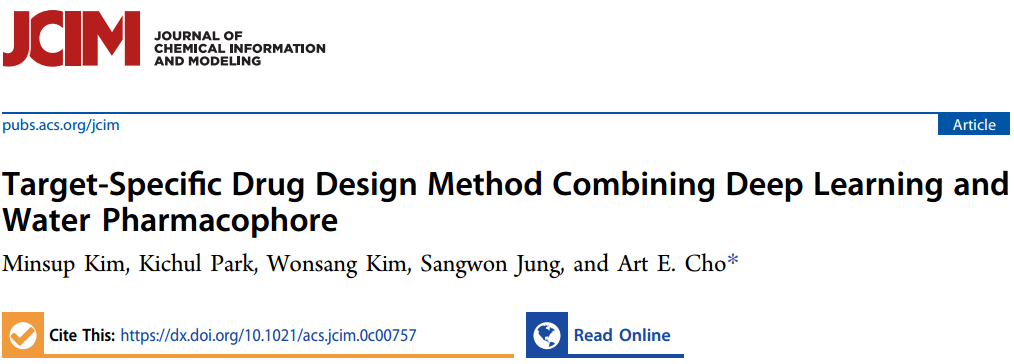 JCIM | 靶向药物设计方法：深度学习与水药效团模型的结合