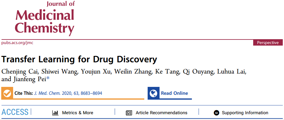JMC | 新药研发中的迁移学习