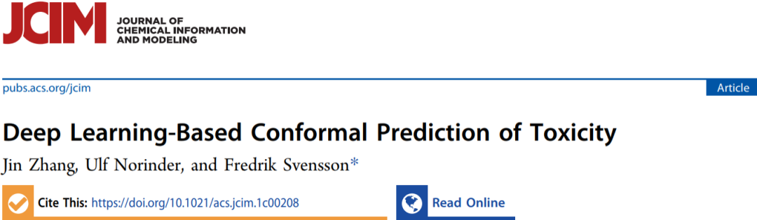 JCIM | 基于深度学习的毒性共形预测