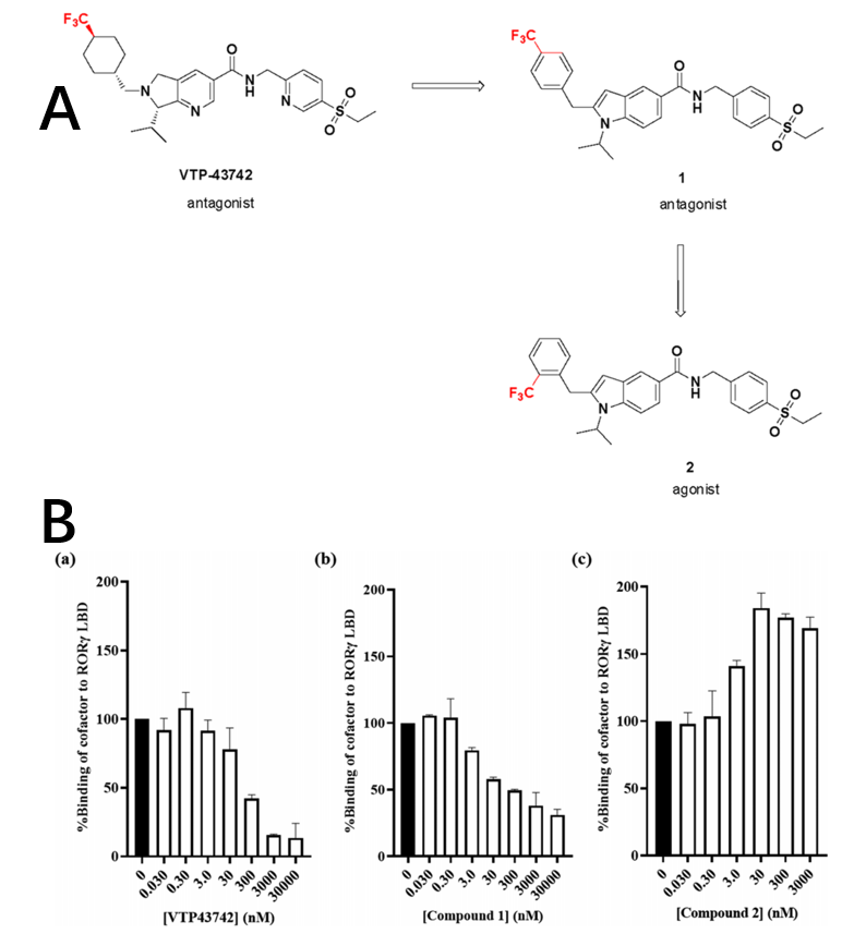 JMC | 2-(邻位取代苄基)-吲哚类RORγ 激动剂的设计、合成与抗肿瘤研究