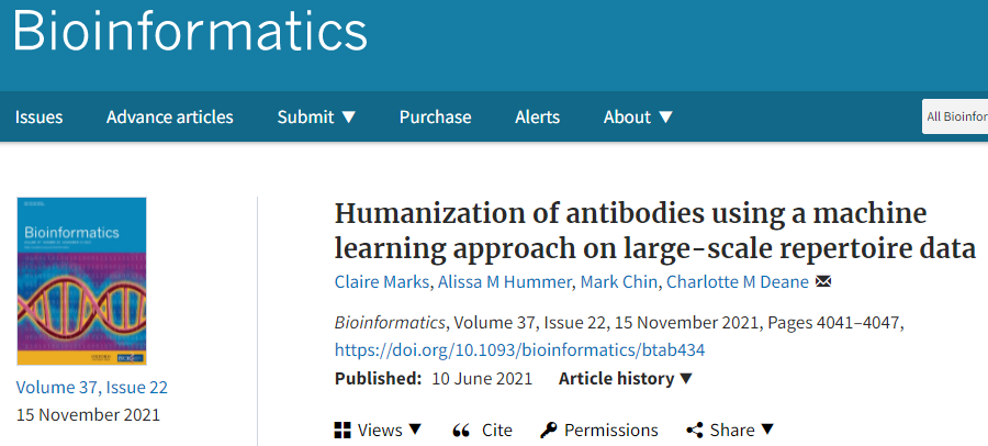 Bioinformatics | Hu-mAb：基于机器学习的高效抗体人源化工具