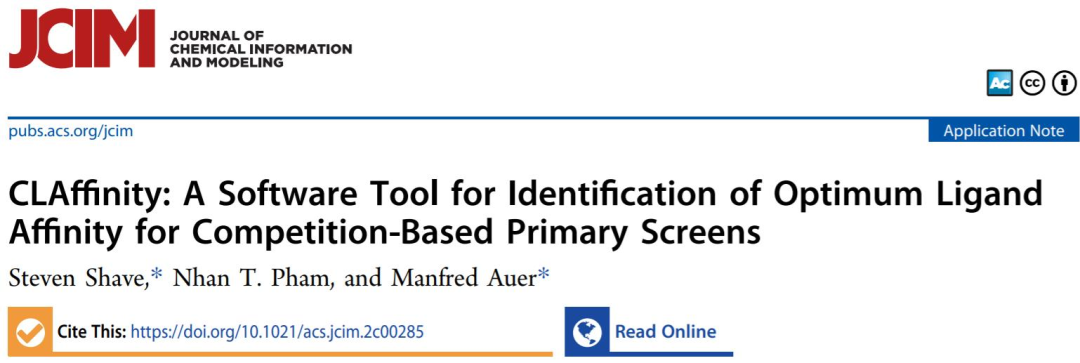 JCIM | 通过计算工具模拟药物筛选中的竞争实验