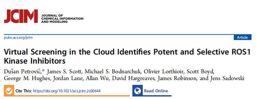 JCIM | 云上虚筛发现高活性高选择性的ROS1激酶抑制剂